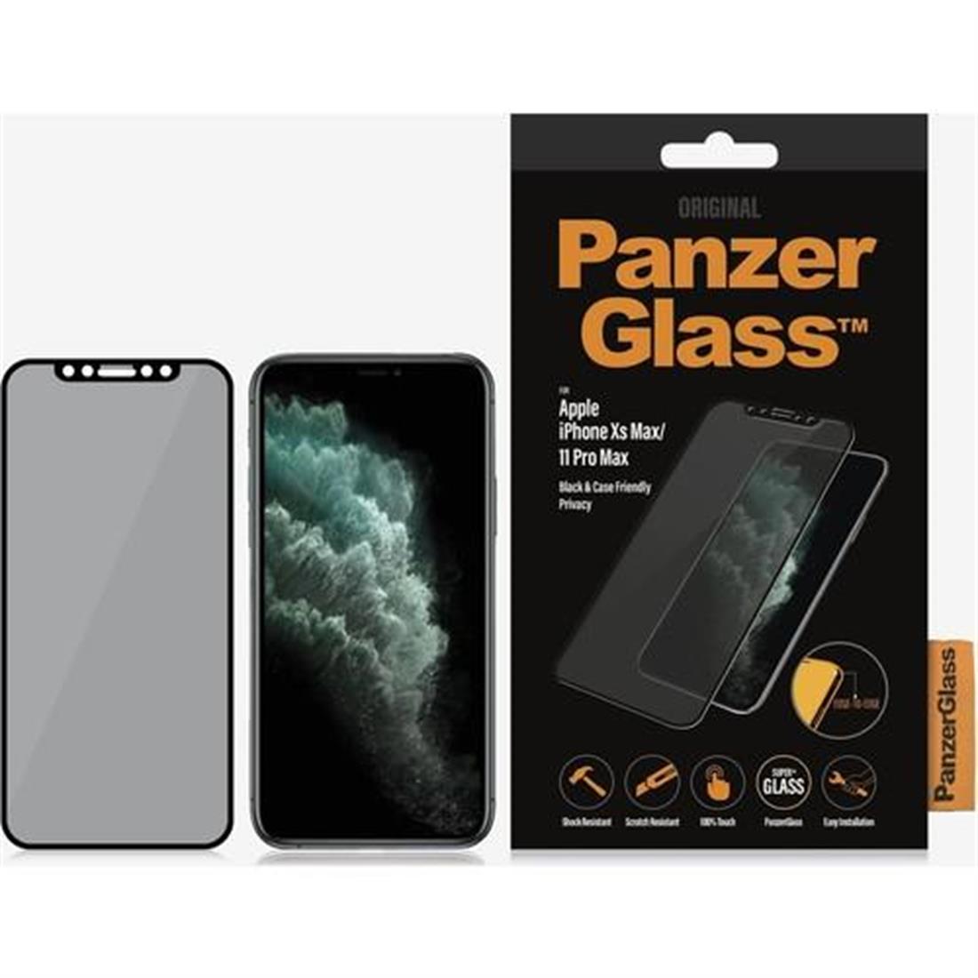 Panzer Glass Apple iPhone Xs Max/ 11 Pro Max Case Friendly, Black