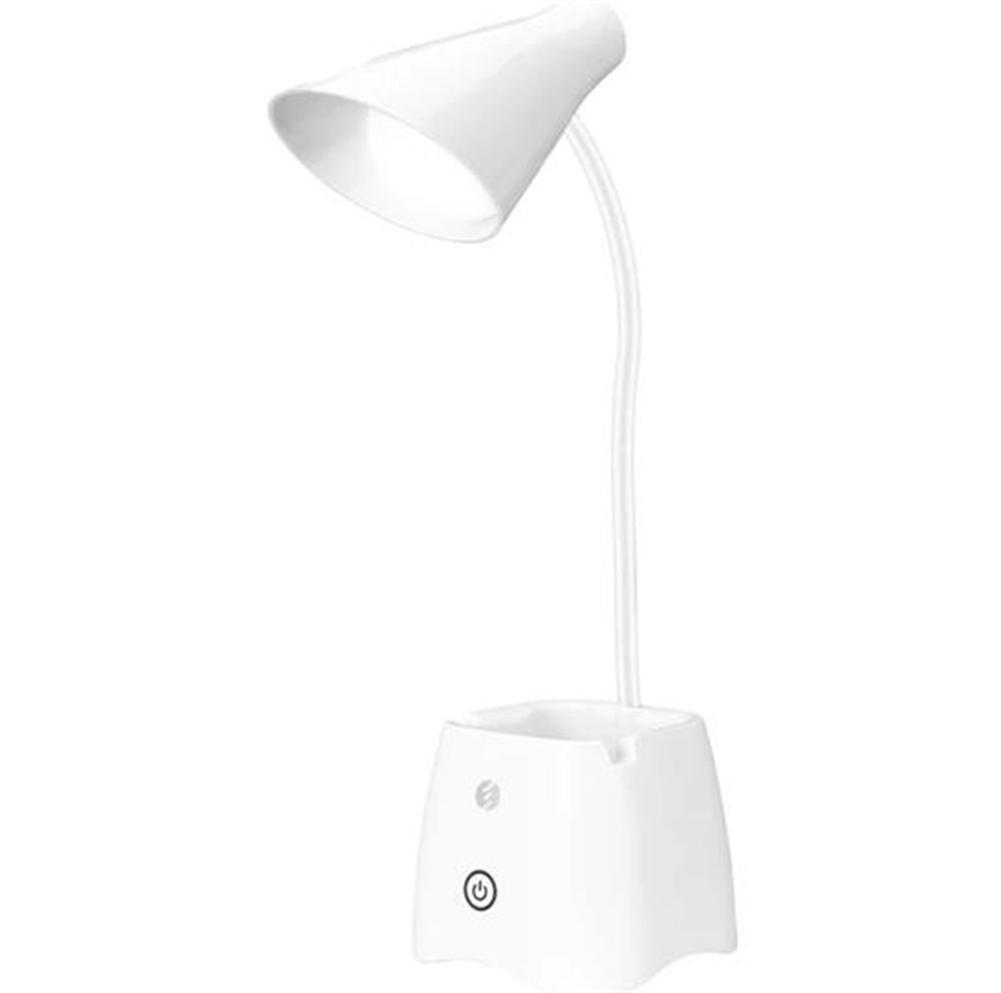 S-link SL-M9052 Beyaz 14 Ledli 3V 500mAh Kalemlikli Masa Lambası   