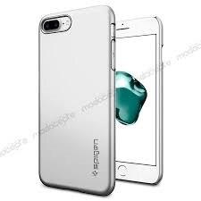 Spigen ,iPhone 7/8 Plus Kılıf,  Thin Fit Ultra İnce Satin Silver
