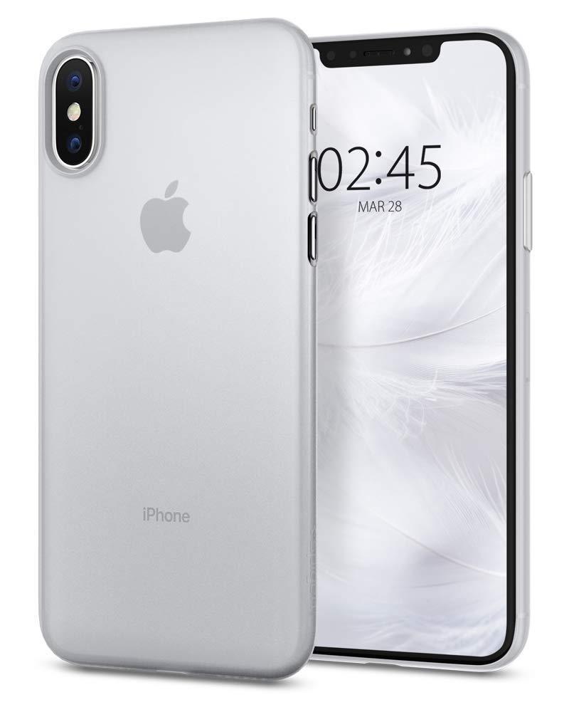 Spigen ,iPhone X Kılıf,  Air Skin Ultra İ nce 4 Tarafı Tam Koruma Soft
