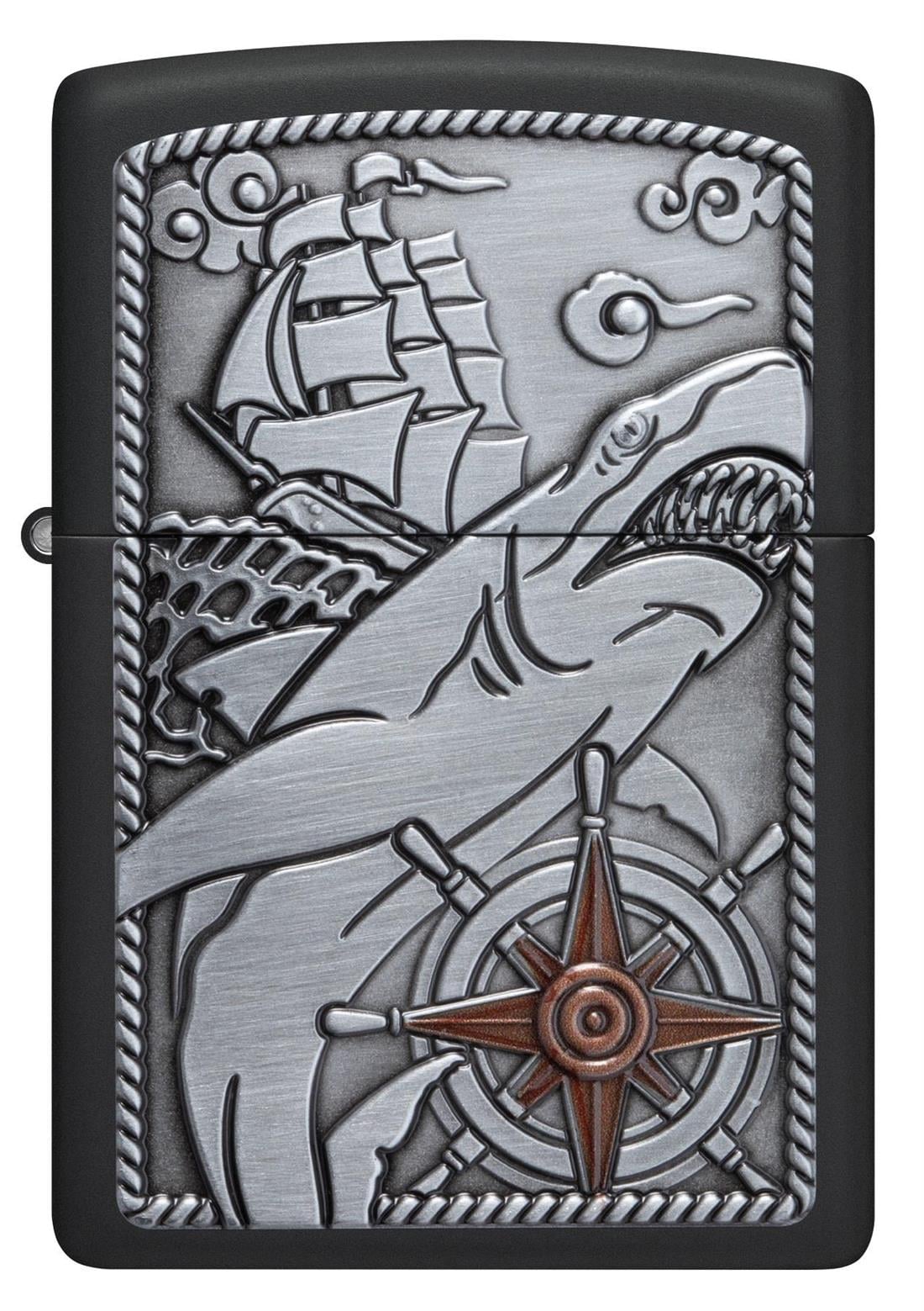 ZİPPO SHARK SHIP EMBLEM ÇAKMAK 48120