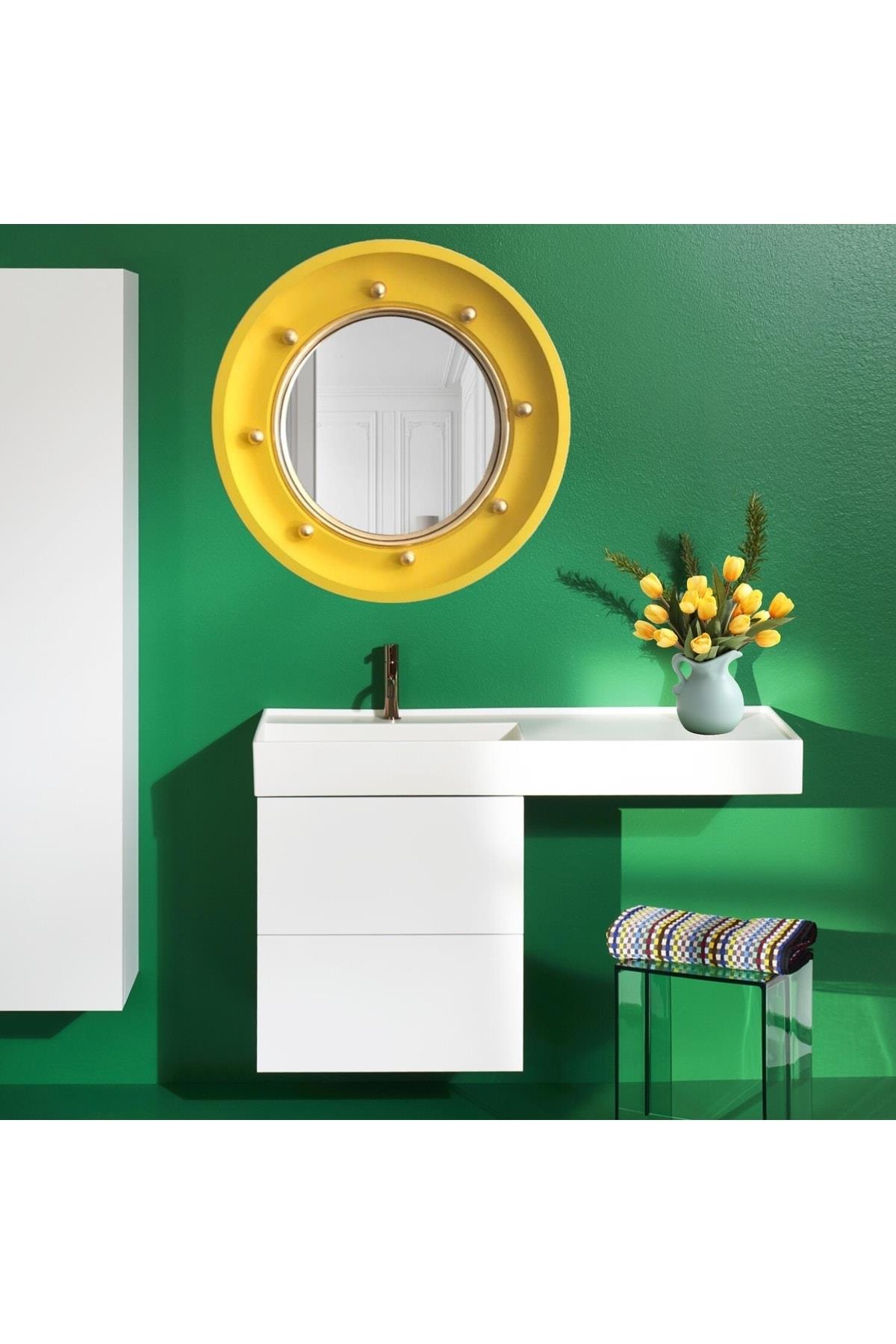 GÜRAL Evo Sağdan Etajerli Xl Mobilya Üstü Lavabo 43*75 Ev31mul01