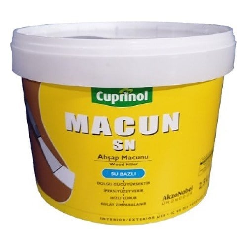 Marshall Caprinol Sn Macun Ahşap Macunu Beyaz 0,75