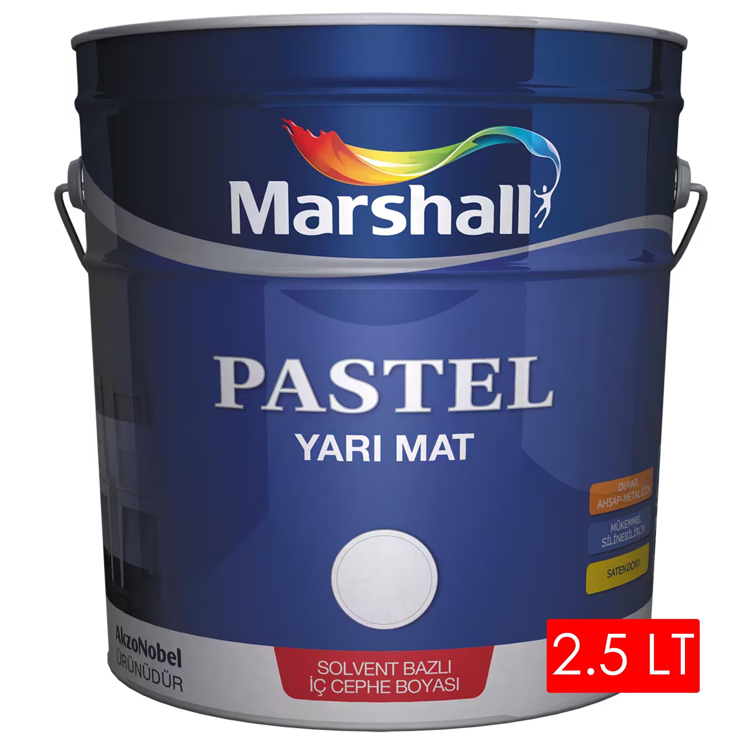 MARSHALL PASTEL YARI MAT 2.5 LT ANTRASİT RENK