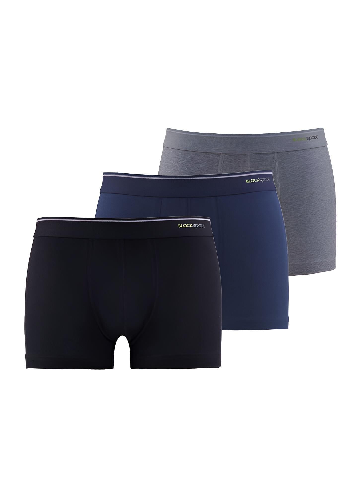 Blackspade Erkek Boxer Pamuklu 3lü Paket 9670