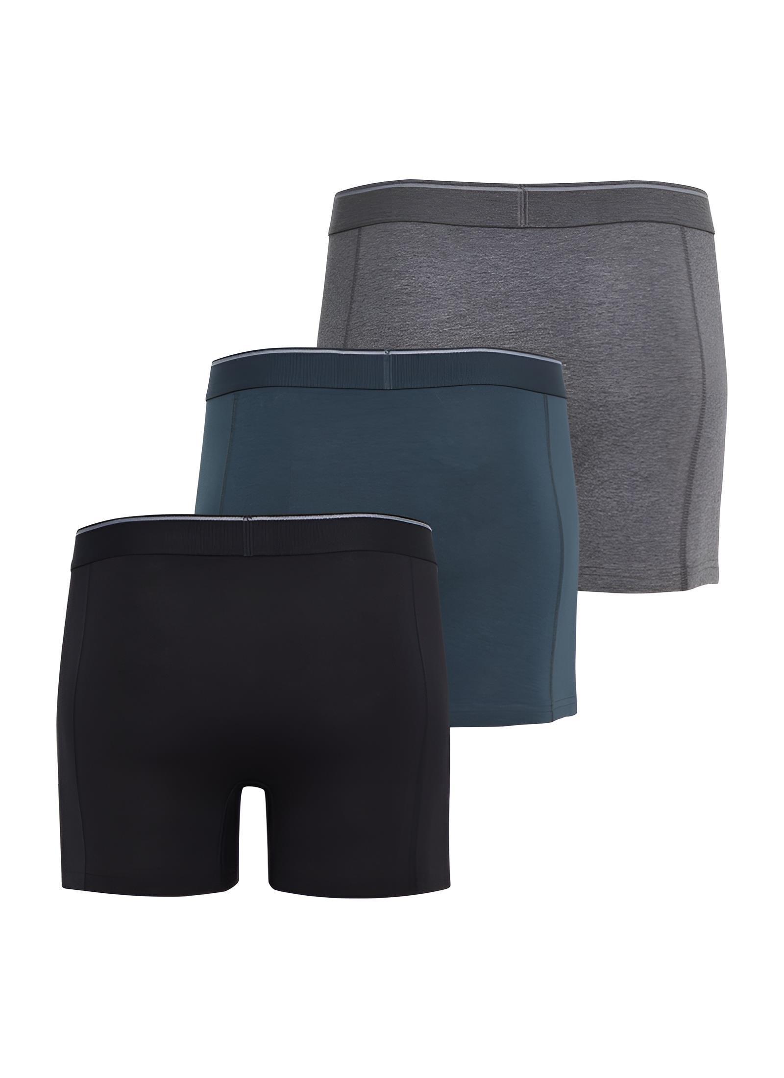 Blackspade Erkek Boxer Pamuklu 3lü Paket 9673