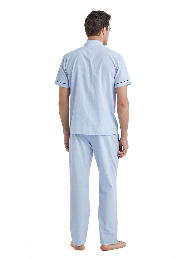 Blackspade Erkek Mavi Pijama Takımı 40523 
