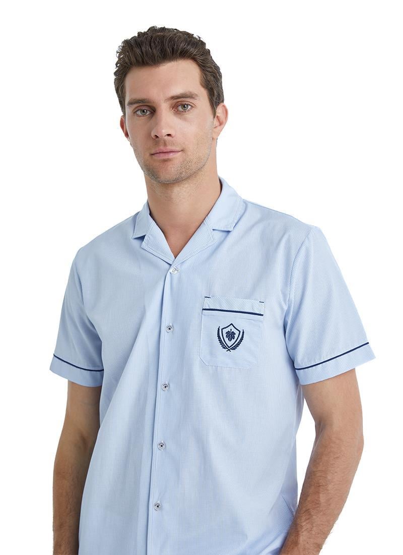 Blackspade Erkek Mavi Pijama Takımı 40523 