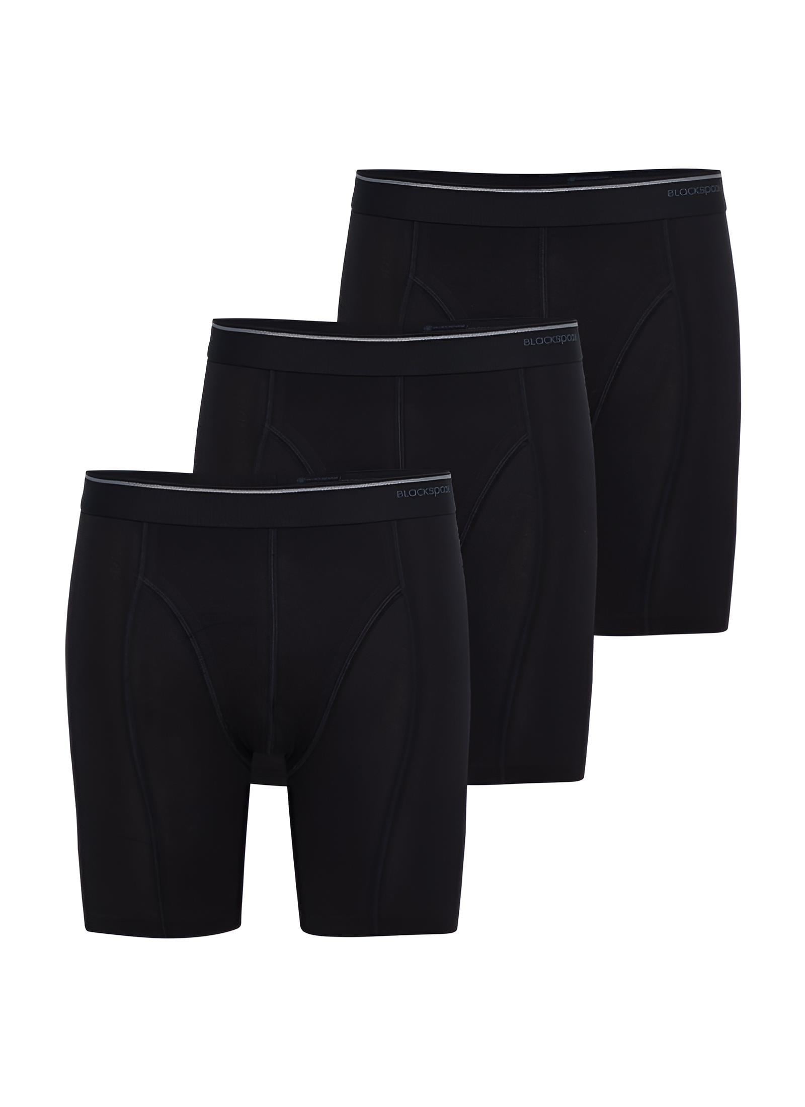 Blackspade Erkek Siyah Boxer Pamuklu 3lü Paket 9683