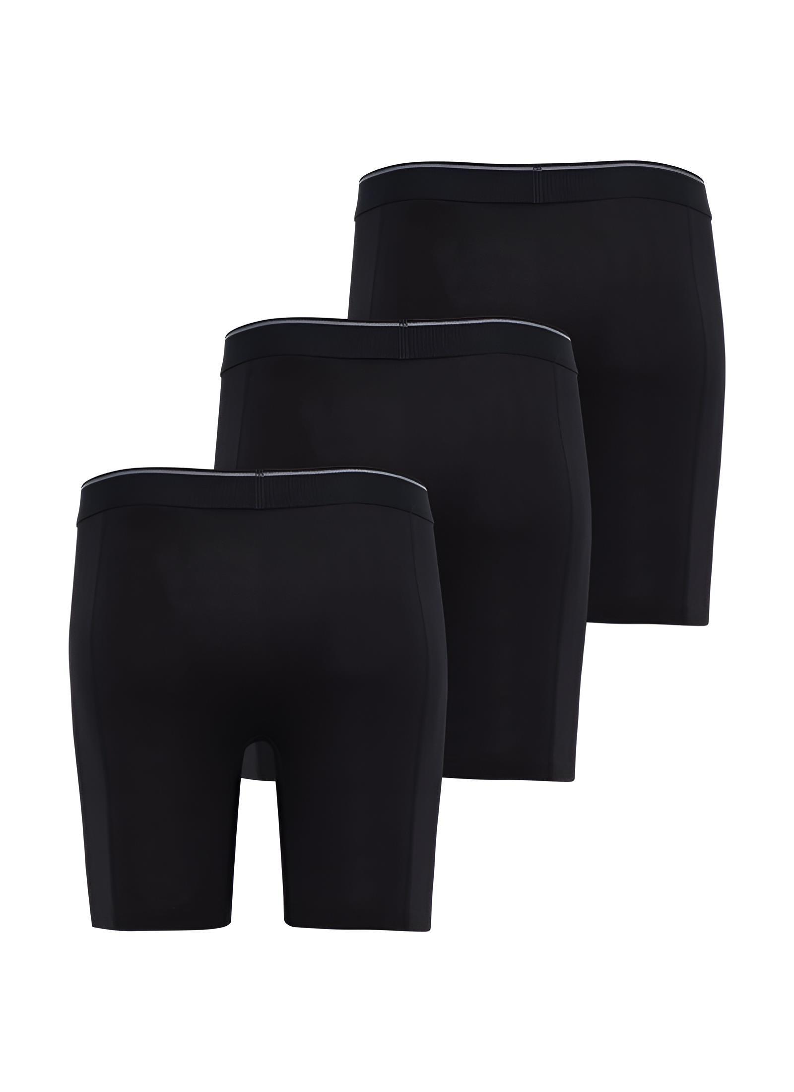 Blackspade Erkek Siyah Boxer Pamuklu 3lü Paket 9683