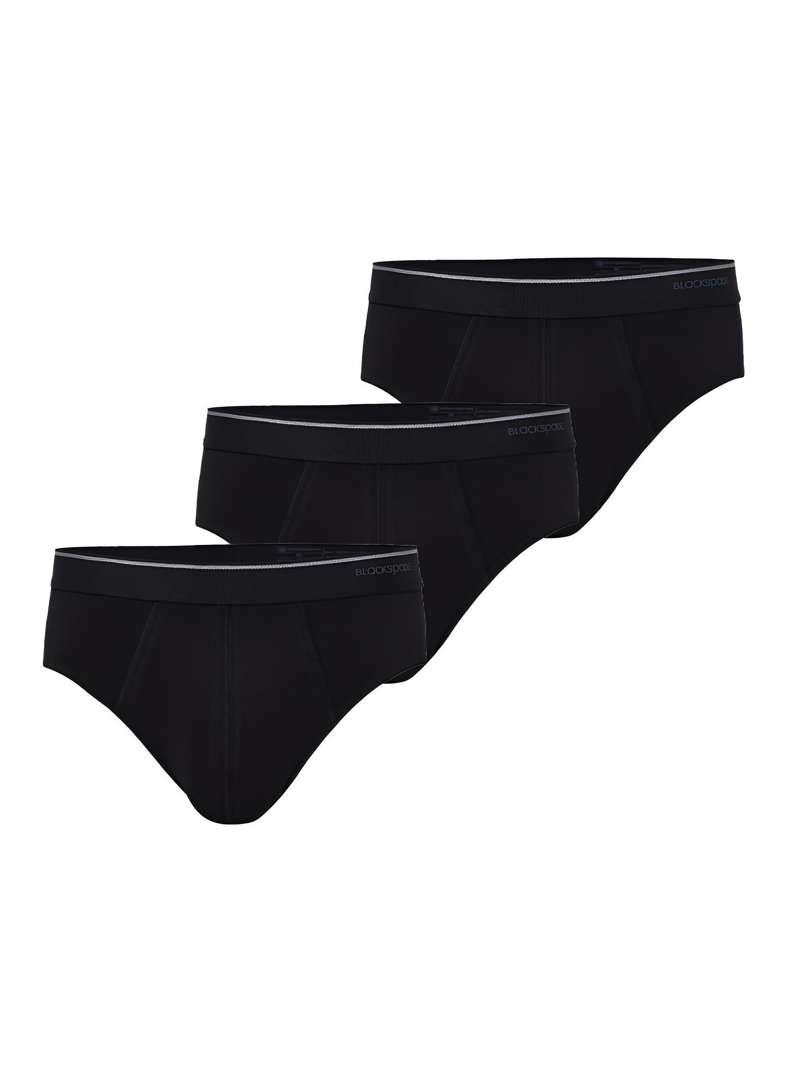 Blackspade Erkek Siyah Slip 3lü Paket 9672