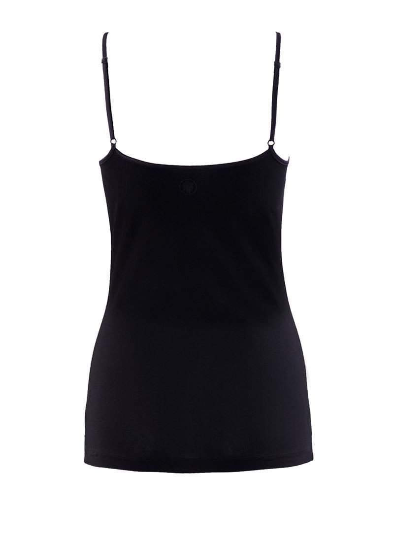 Blackspade Kadın Siyah Atlet Aura Satin 1403