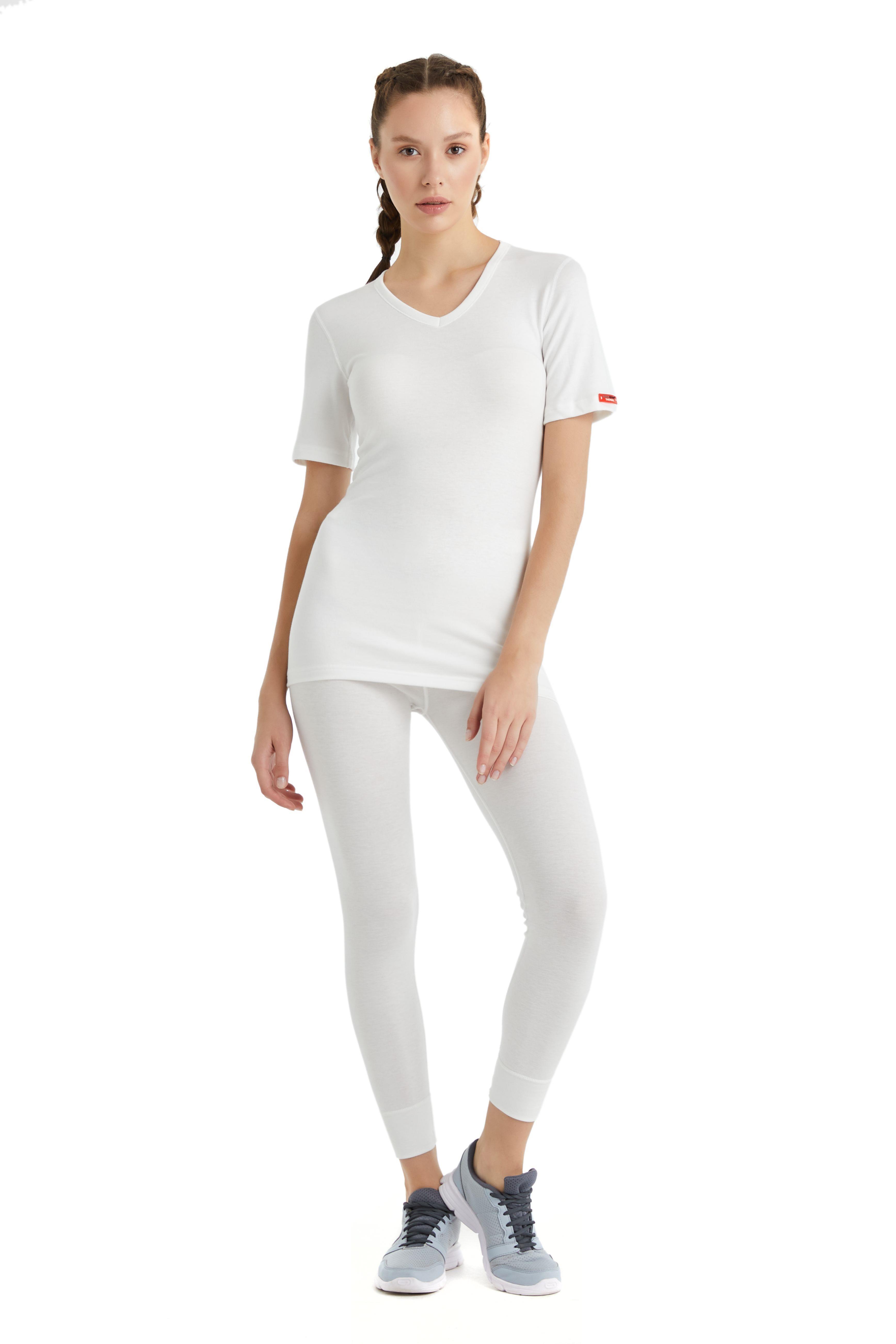 Blackspade Unisex Beyaz Termal İçlik 2. Seviye 1263