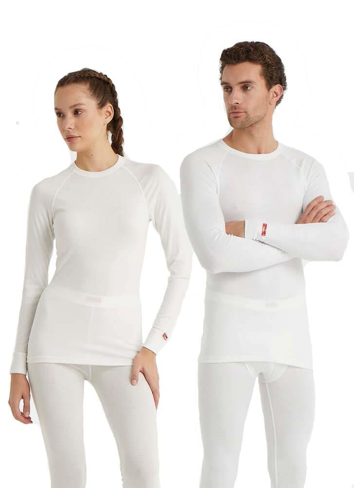 Blackspade Unisex Beyaz Termal Tişört 2. Seviye 9259