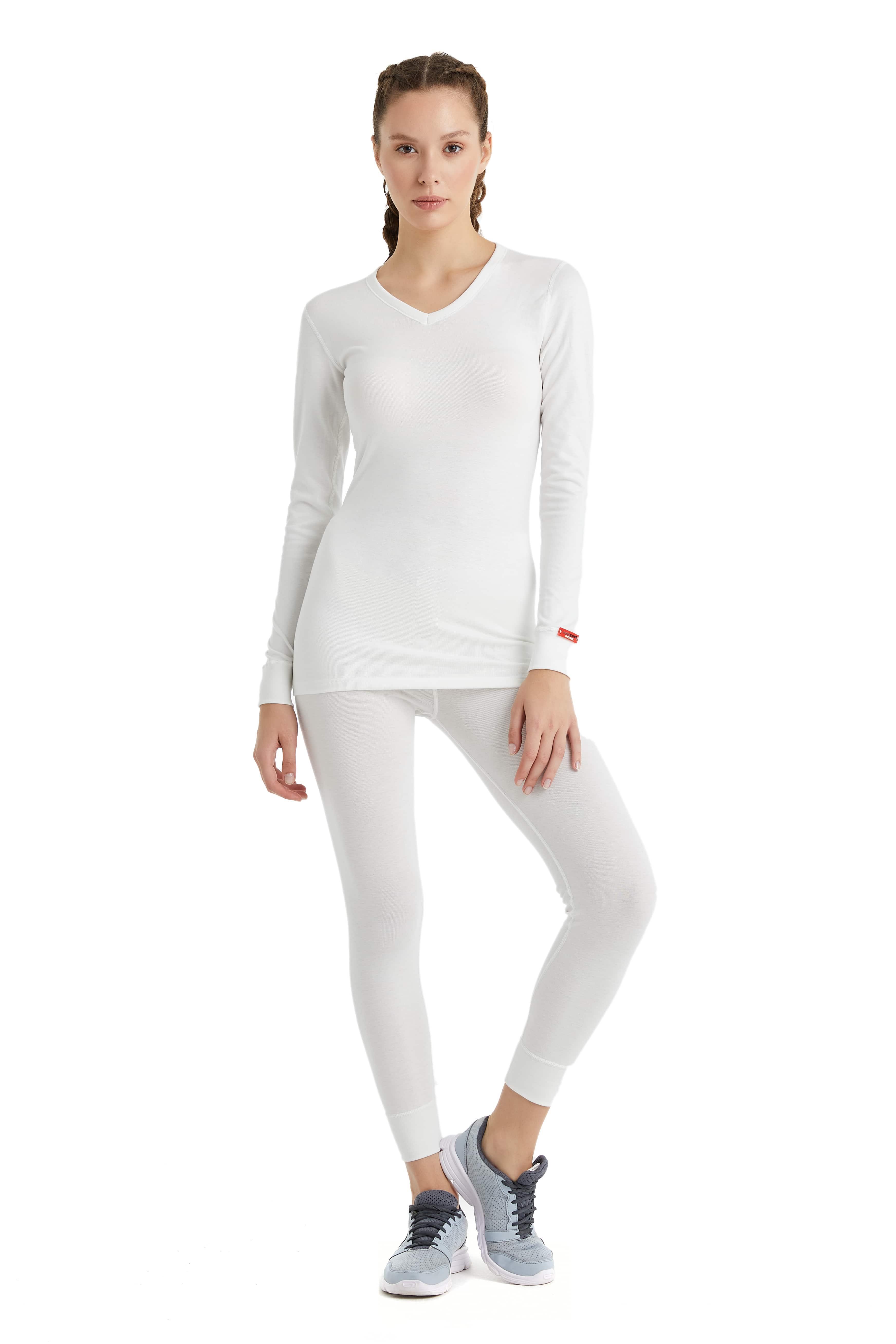 Blackspade Unisex Beyaz Termal Üst İçlik 2. Seviye 1257