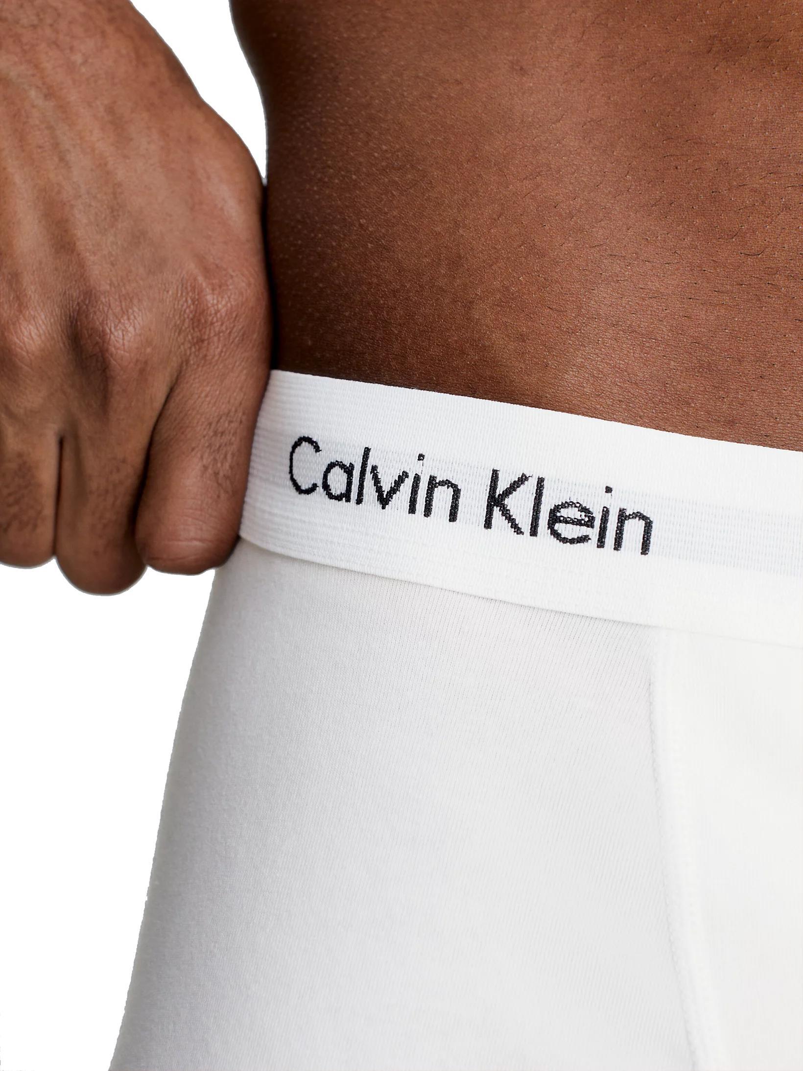 Calvin Klein 3P Trunk Erkek Beyaz 3lü Boxer