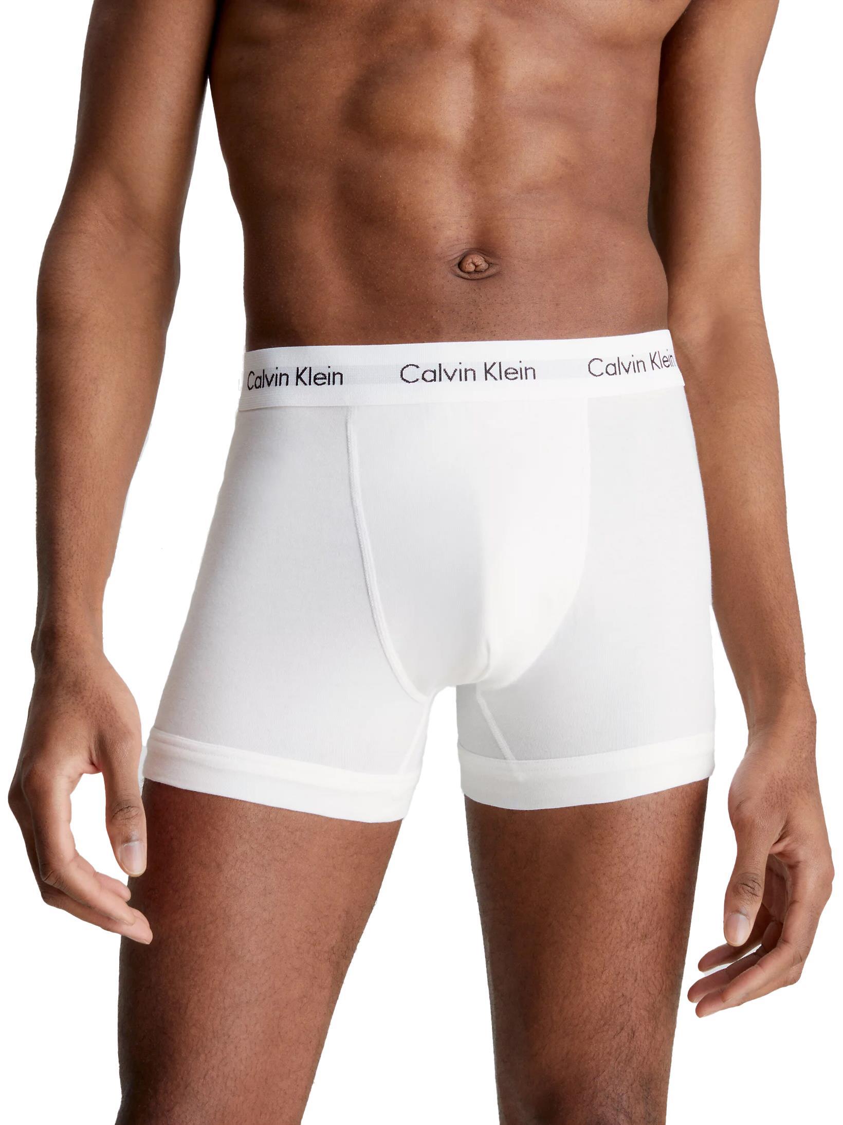 Calvin Klein 3P Trunk Erkek Beyaz 3lü Boxer