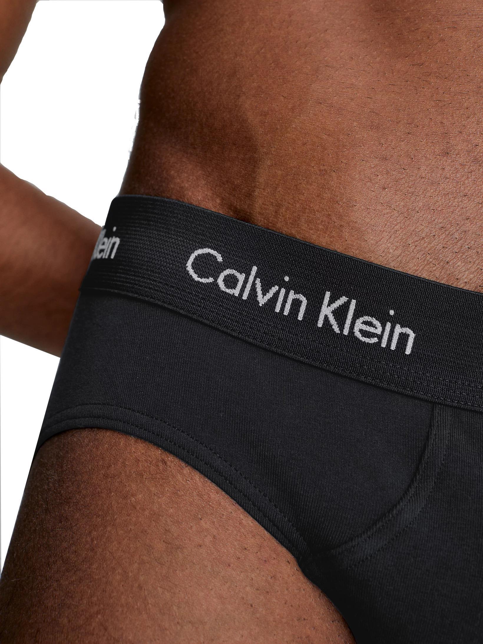 Calvin Klein Erkek 3Lü Siyah Slip