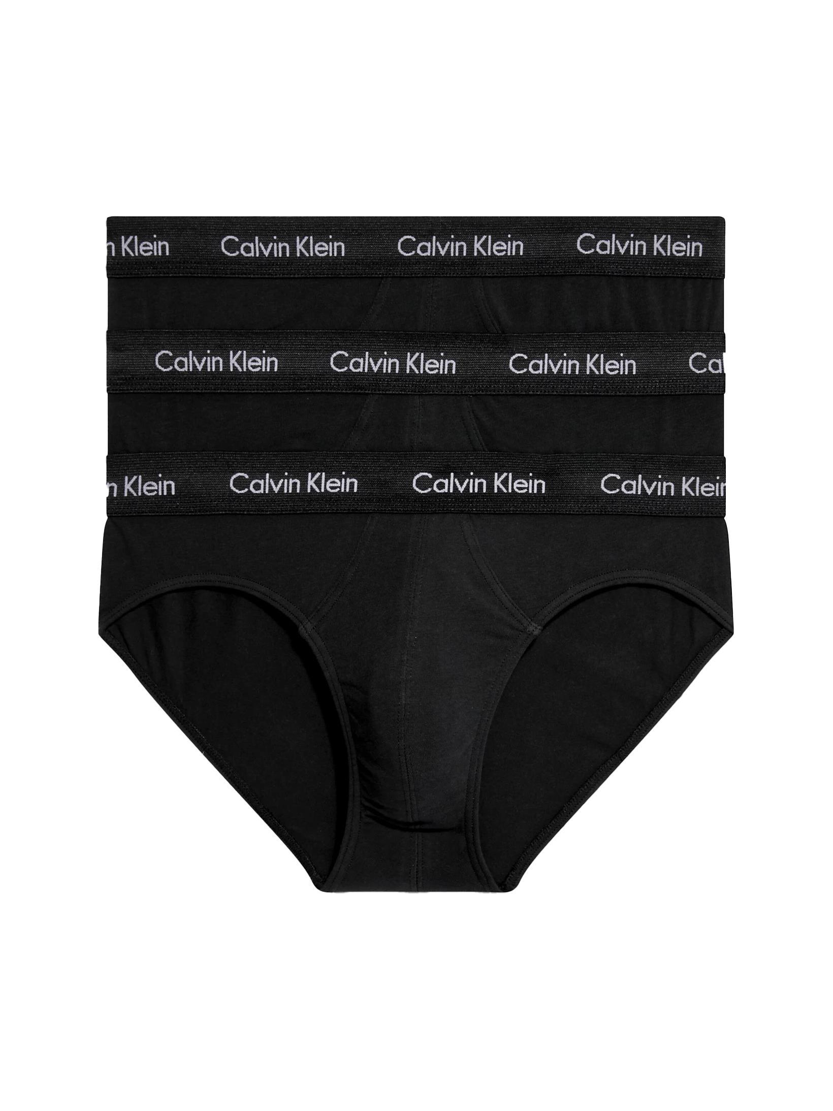 Calvin Klein Erkek 3Lü Siyah Slip
