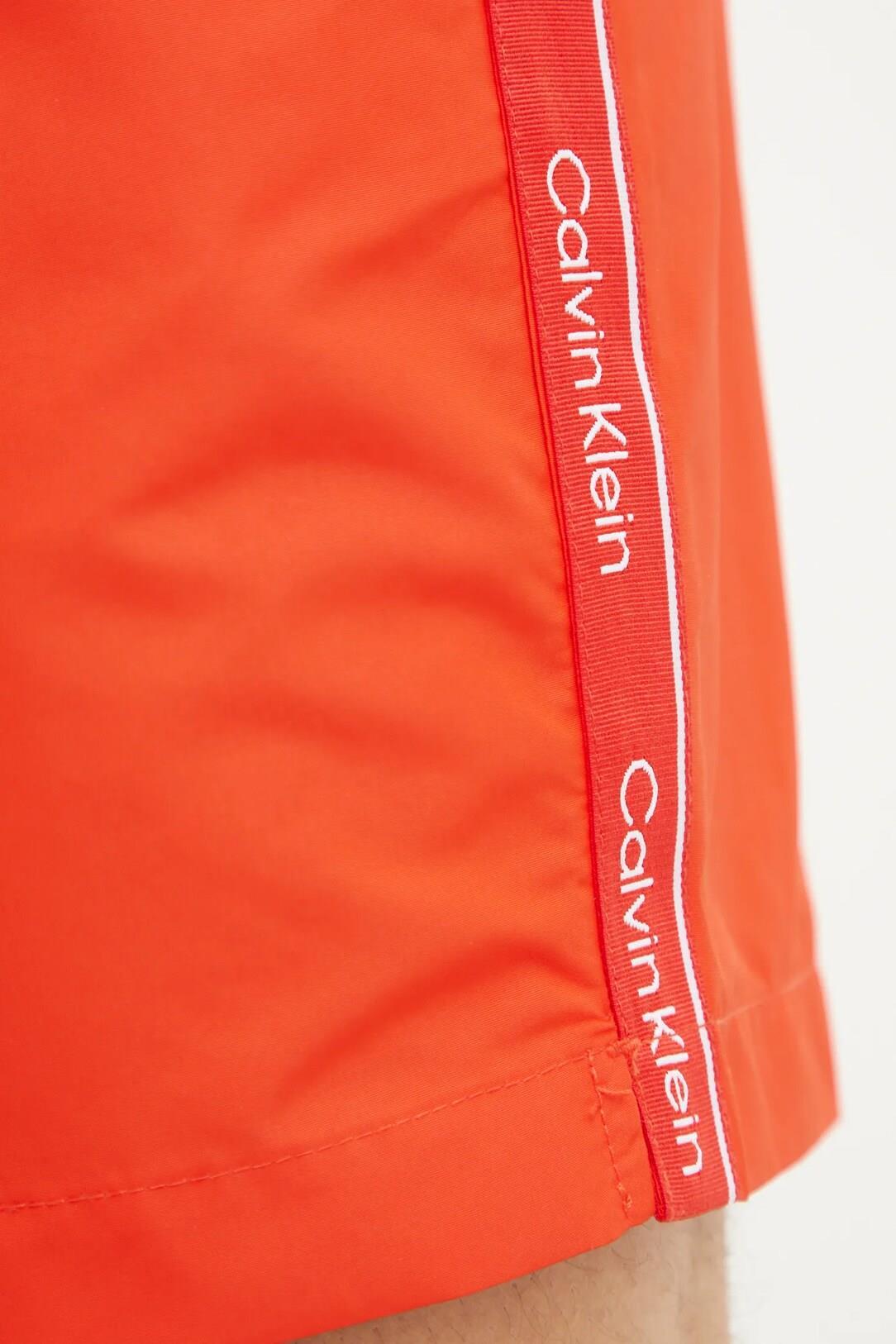 Calvin Klein Erkek Kırmızı Deniz Şort KM0KM01109