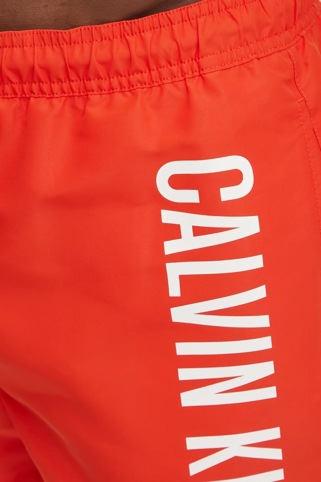 Calvin Klein Erkek Kırmızı Deniz Şort KM0KM01092