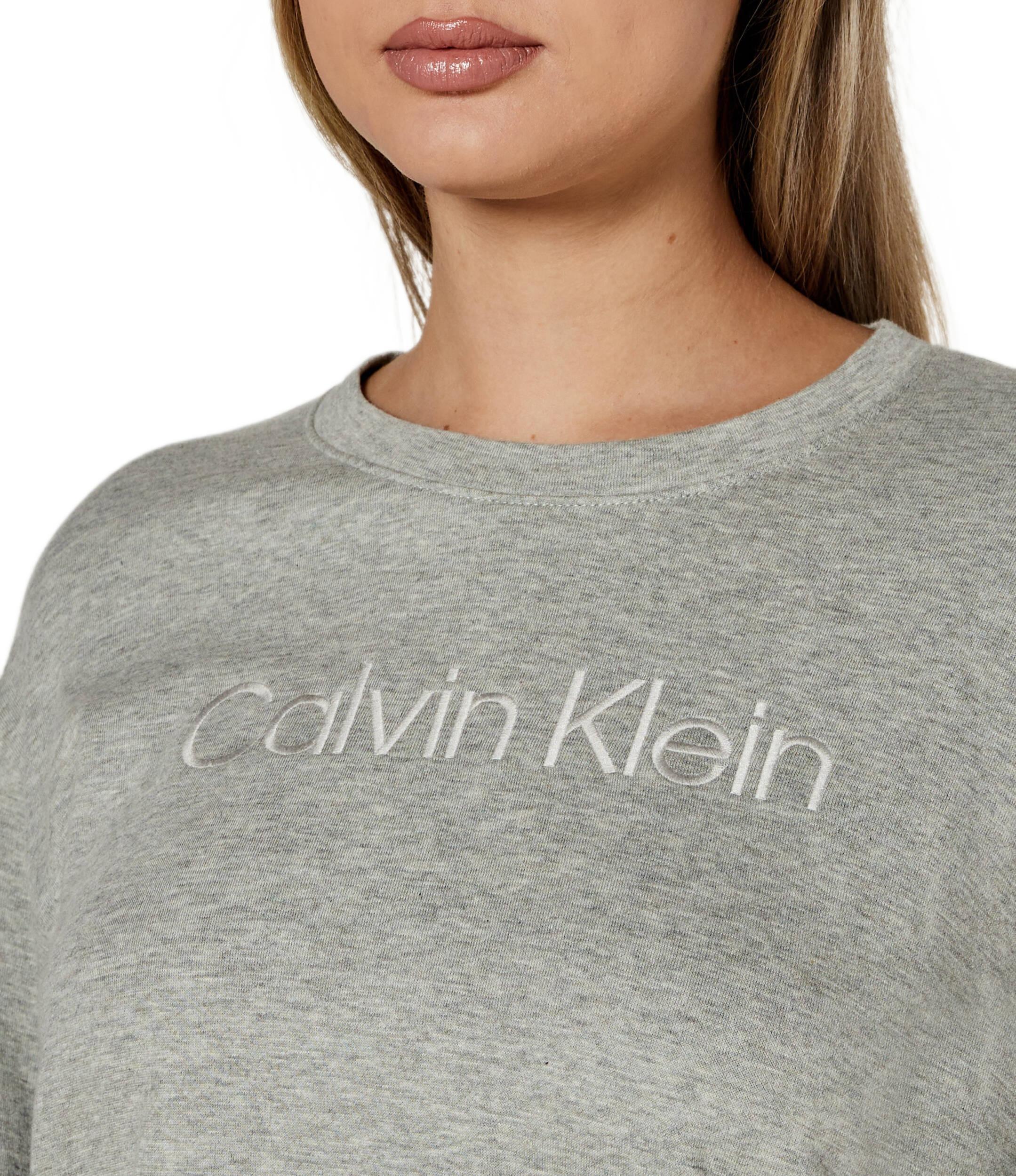 Calvin Klein Kadın Gri Sweatshirt 000QS7273E 