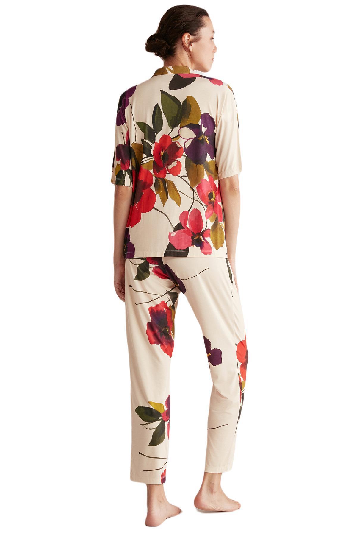 Catherines Kadın Bej Pijama Takım 2516