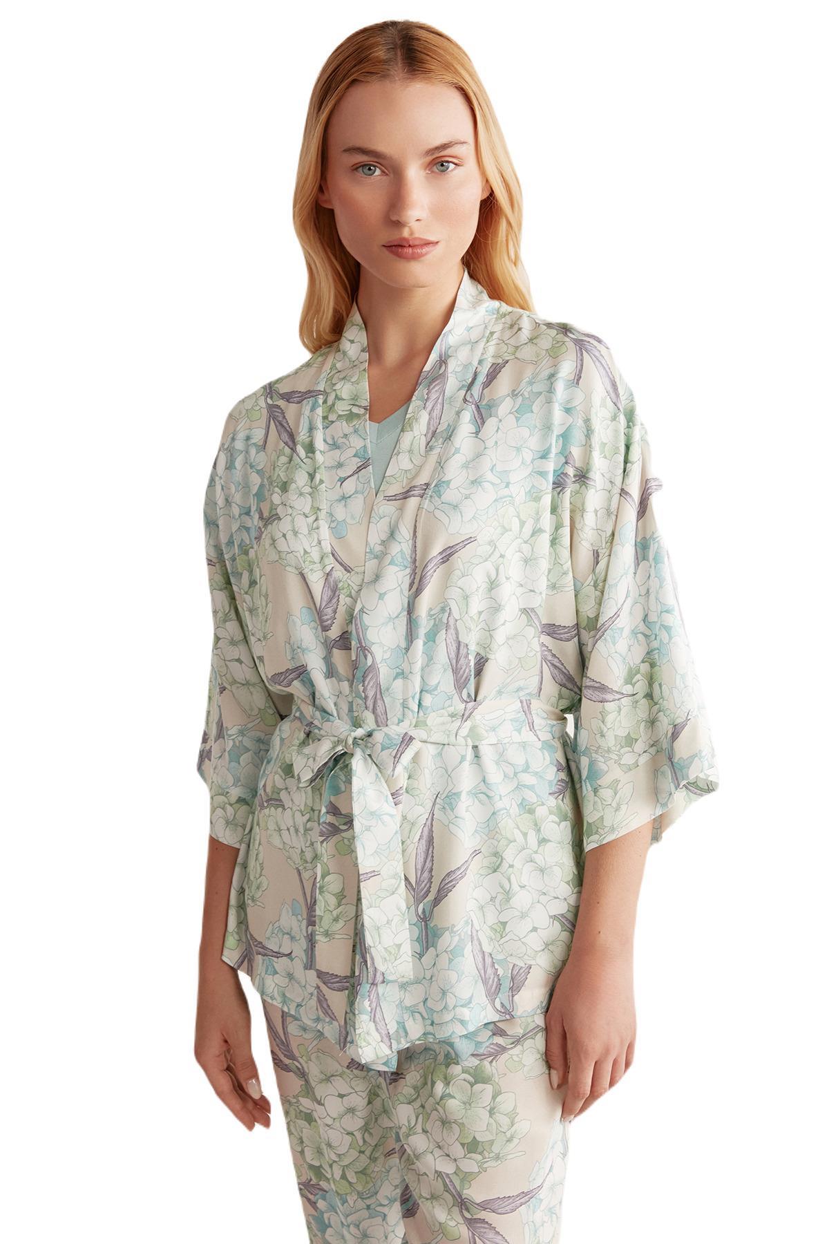 Catherines Kadın Yeşil 3lü Pijama Takım 2511 