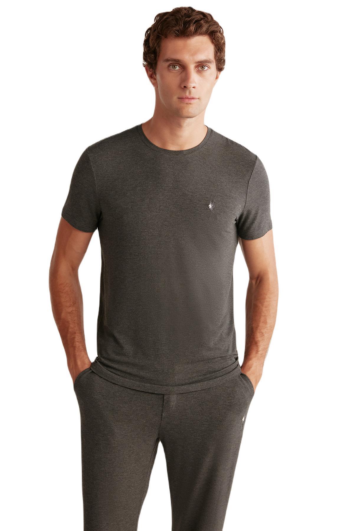 First Touch Erkek Antrasit Pijama Takımı 409