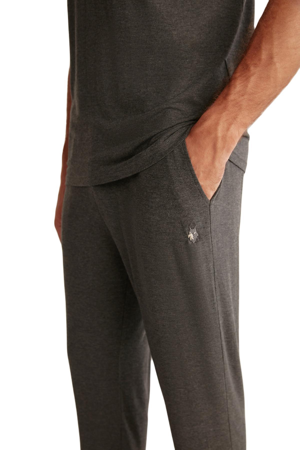First Touch Erkek Antrasit Pijama Takımı 409