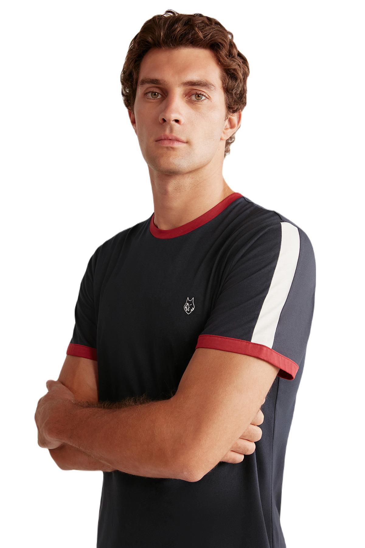 First Touch Erkek Lacivert Pijama Takımı 401