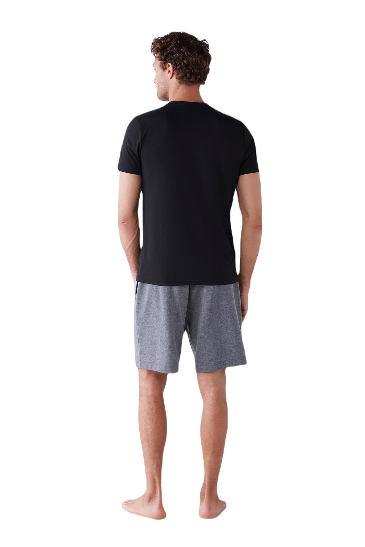 First Touch Erkek Siyah T-Shirt