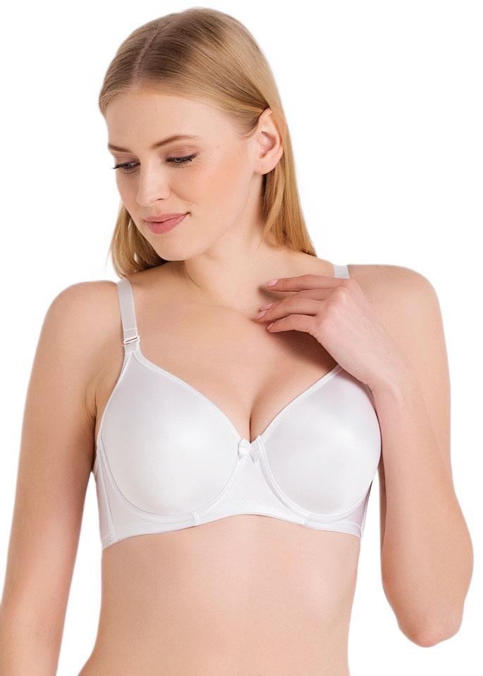 Magic Form İnce Süngerli Tam Kap Beyaz Toparlayıcı Sütyen 5738