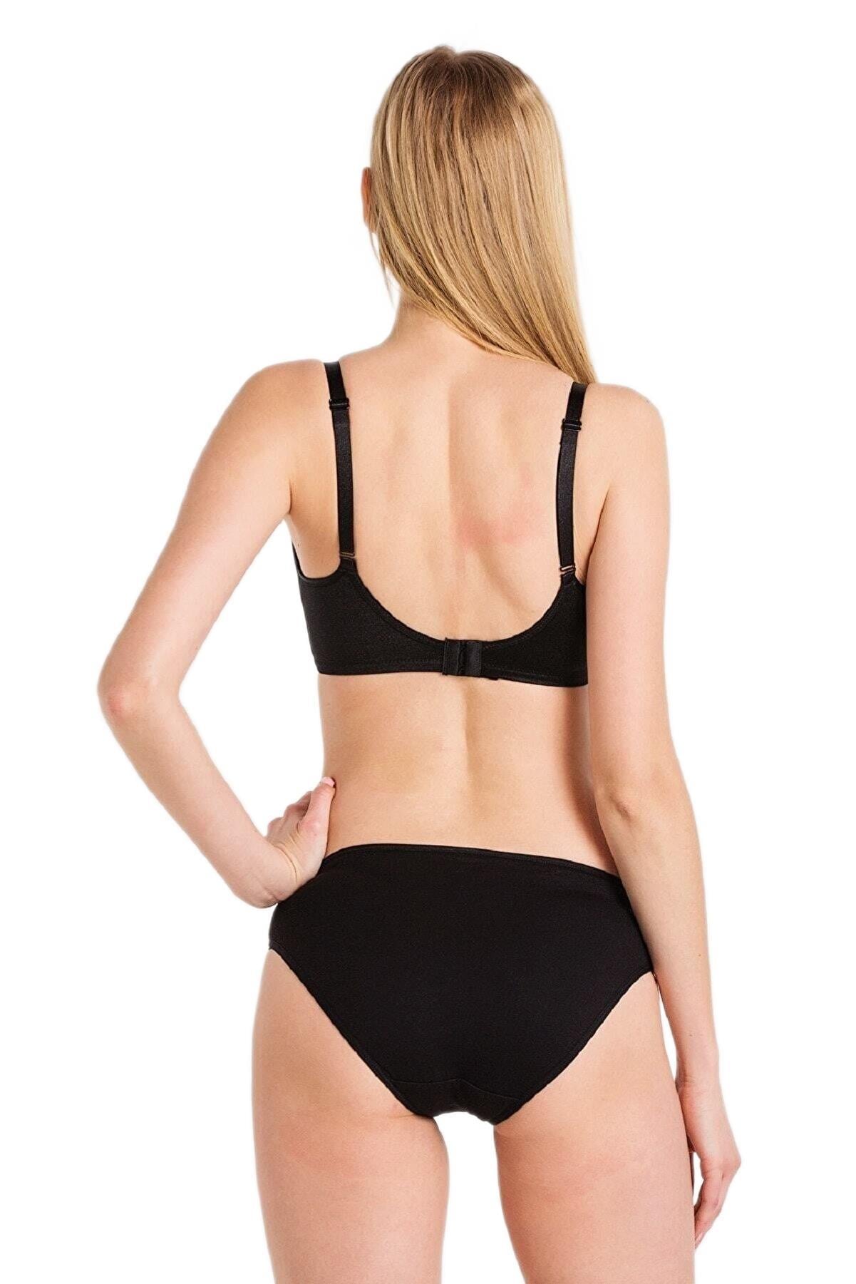 Magic Form İnce Süngerli Tam Kap Siyah Toparlayıcı Sütyen 5738