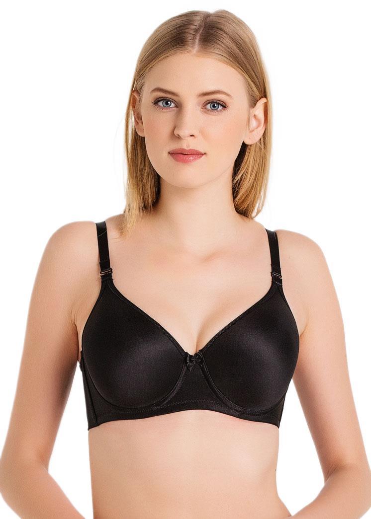 Magic Form İnce Süngerli Tam Kap Siyah Toparlayıcı Sütyen 5738