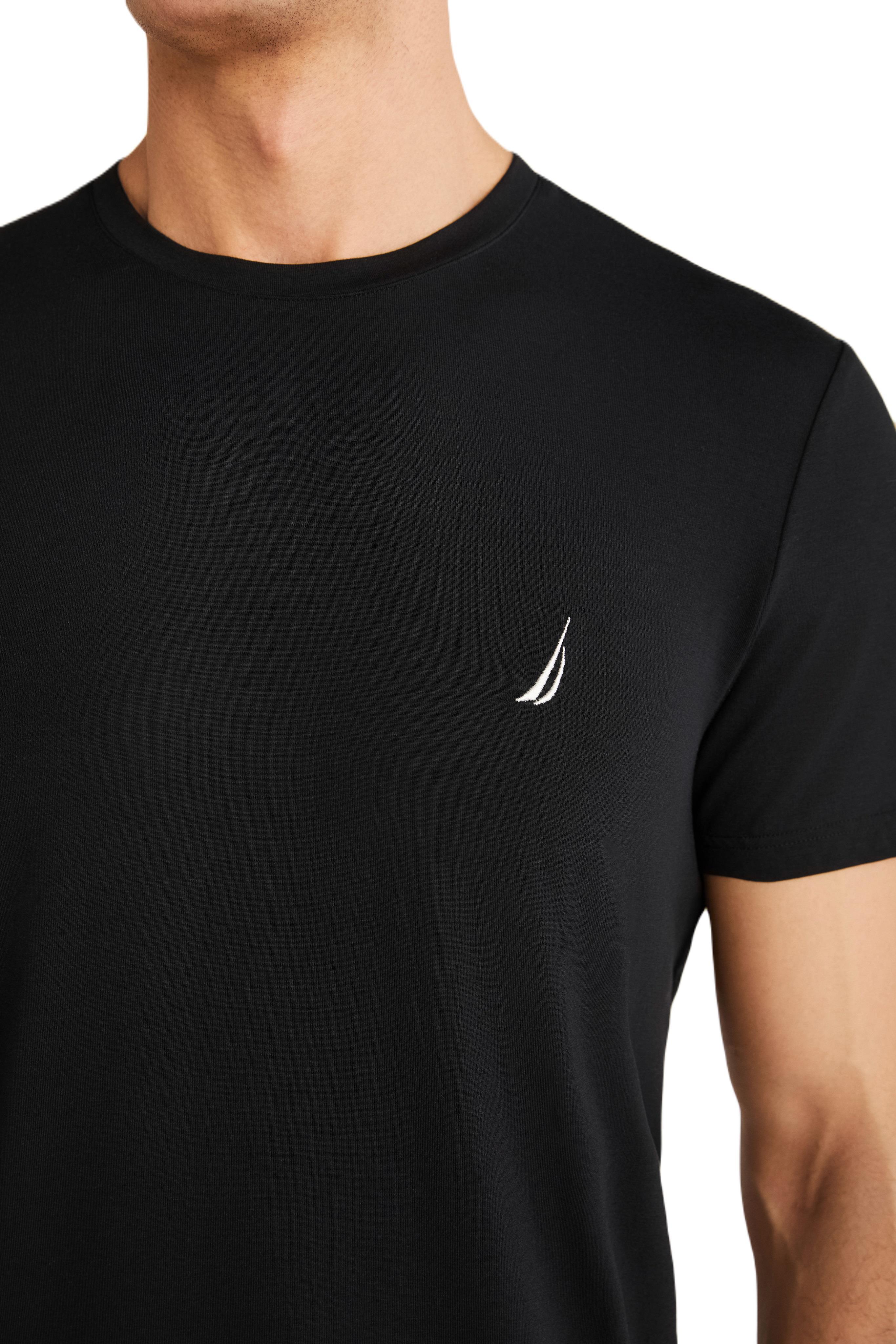 Nautica Erkek Siyah Modal Uyku T-Shirt 