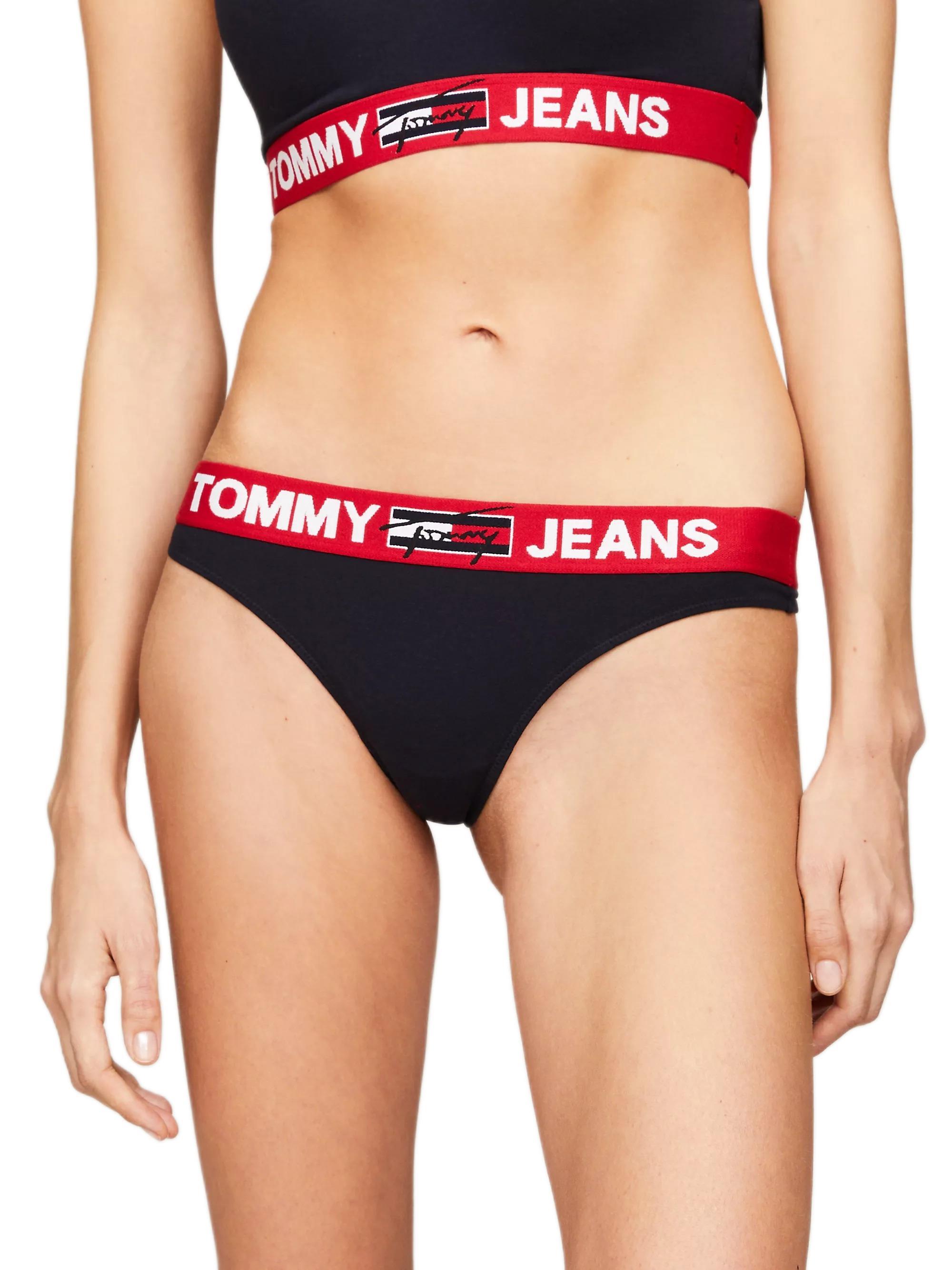Tommy Hilfiger Kadın Lacivert Tanga