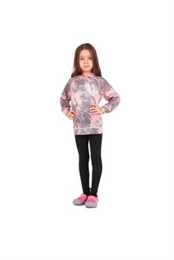 Blackspade Çocuk Pembe Kapşonlu Sweatshirt 5946