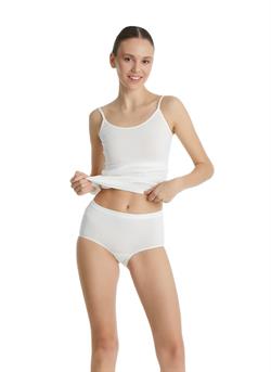 Blackspade Kadın Beyaz Yüksek Bel Slip Külot 1307