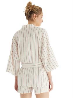 Blackspade Kadın Bordo Çizgili Kimono 60557