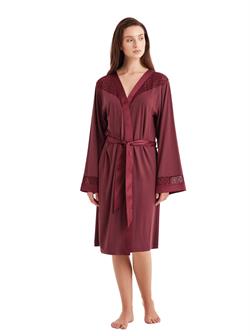 Blackspade Kadın Bordo Sabahlık 51603 