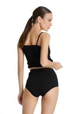 Blackspade Kadın Siyah Büyük Beden Yüksek Bel Slip Külot 1307