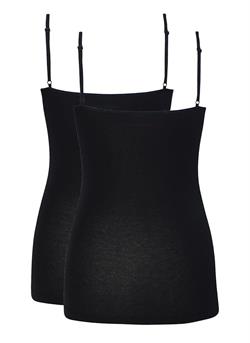 Blackspade Kadın Siyah İnce Askılı Atlet 2li Paket 1591