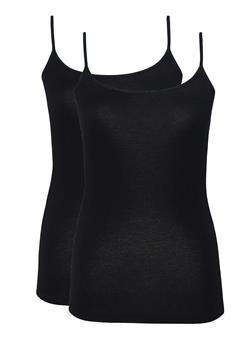 Blackspade Kadın Siyah İnce Askılı Atlet 2li Paket 1591