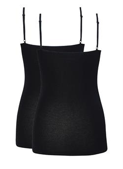 Blackspade Kadın Siyah İnce Askılı Atlet 2li Paket 1592