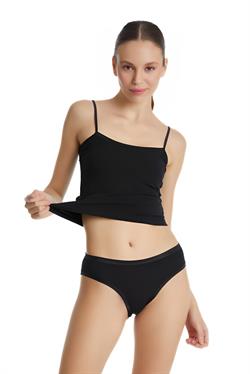 Blackspade Kadın Siyah Slip Aura Satin 1400