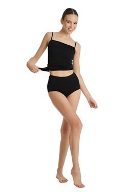 Blackspade Kadın Siyah Yüksek Bel Slip Külot 1307