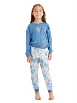 Blackspade Kız Çocuk Mavi Pijama Takımı 51638