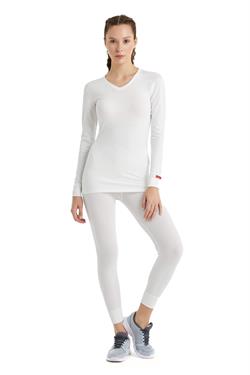 Blackspade Unisex Beyaz Termal Üst İçlik 2. Seviye 1257