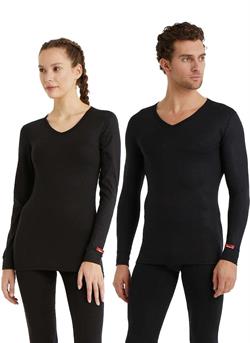 Blackspade Unisex Siyah Termal Üst İçlik 2. Seviye 1257